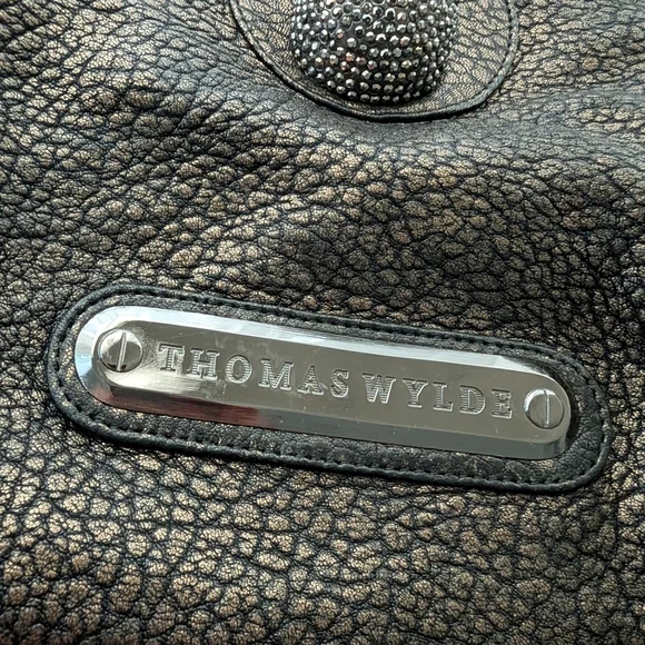 Thomas Wylde Black Skull Embellished Bag - Picture 7 of 11